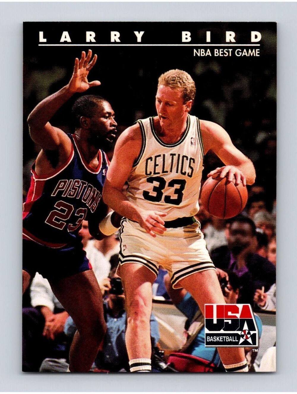 1992 SkyBox USA #13 Larry Bird Basketball Card